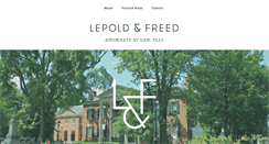 Desktop Screenshot of lepoldfreed.com