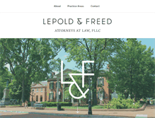 Tablet Screenshot of lepoldfreed.com